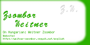 zsombor weitner business card